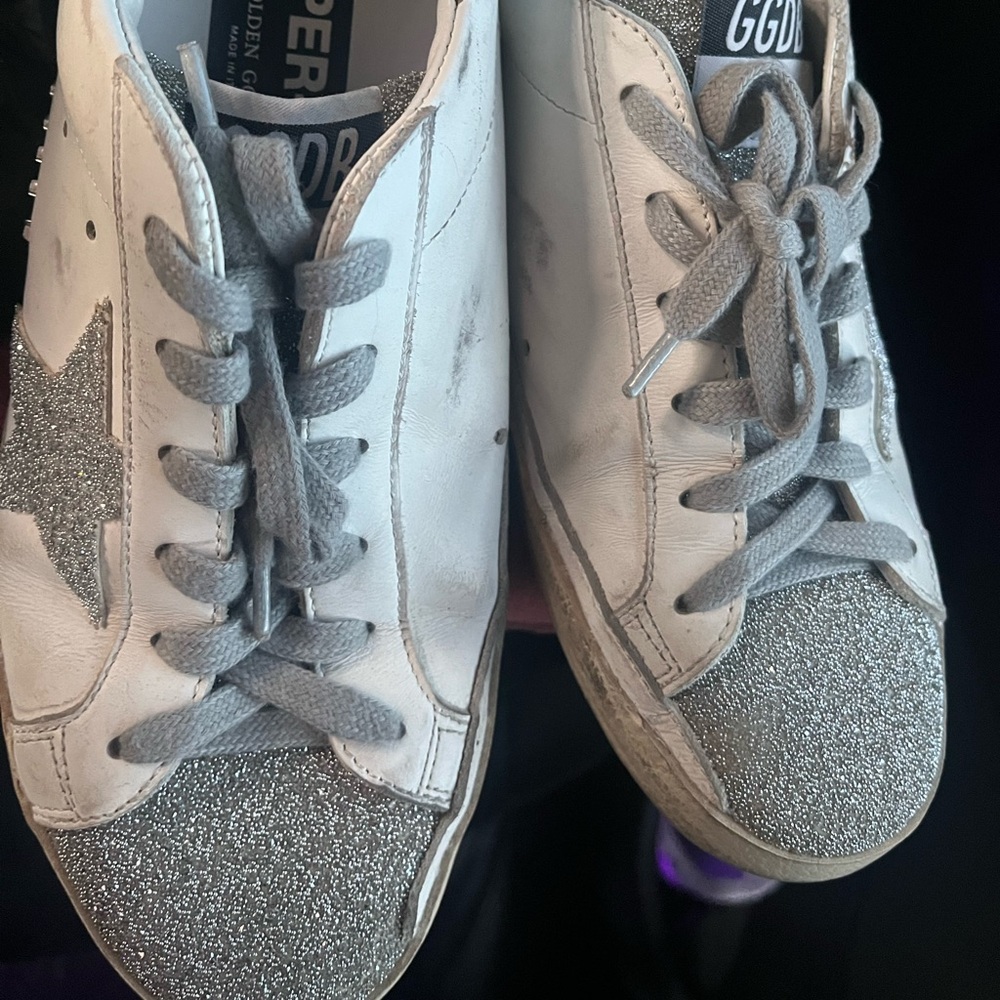 Golden Goose RARE LIMITED EDITION Swarovski  Superstars Women’s Size 37